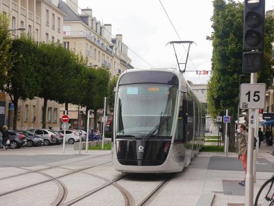 Le tram de Caen fait sa rentrée lundi 31 août ! 
Des dispositifs sont mis en place sur le réseau. - Héloïse Bernard
