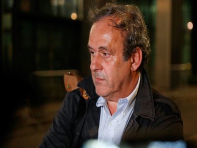 L'ancien patron de l'UEFA Michel Platini, à Nanterre, le 19 juin 2019, après son audition sur des soupçons de corruption sur les conditions d'attribution du Mondial-2022 et sur l'organisation de l'Euro 2016 en France - Zakaria ABDELKAFI [AFP]