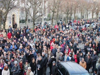 Plusieurs marches blanches avaient été organisées en France, en janvier 2015, pour rendre hommage aux victimes des attaques terroristes. (Illustration)
