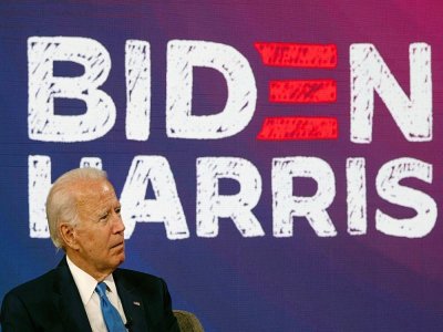 Joe Biden dans son fief de Wilmington, dans le Delaware, le 2 septembre 2020 - JIM WATSON [AFP]