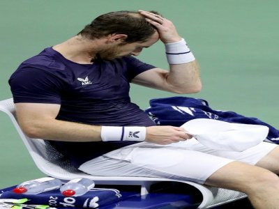 Le Britannique Andy Murray, à l'US Open, à New York le 3 septembre - MATTHEW STOCKMAN [GETTY IMAGES NORTH AMERICA/AFP]