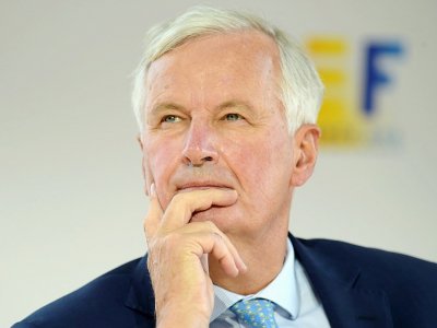 Le négociateur de l'UE pour le Brexit Michel Barnier, le 26 août 2020 à Paris - ERIC PIERMONT [AFP/Archives]