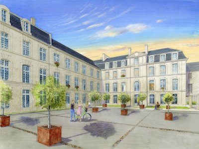 Une partie de l'ancien couvent de la Visitation à Caen sera transformée en logements. Les travaux devraient débuter dans un an. - Buildinvest