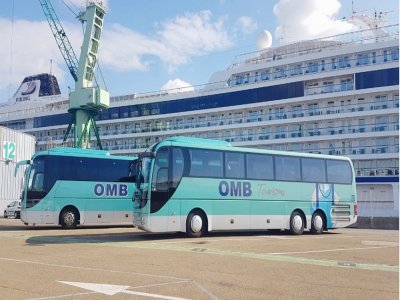 Depuis le confinement, les bus sont quasi à l'arrêt au Havre. OMB Tourisme espère pouvoir se diversifier avec l'exploitation de lignes régulières et le transport scolaire. - OMB Tourisme