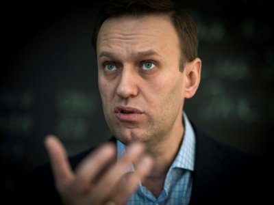 Alexei Navalny, le 16 janvier 2018, à Moscou - Mladen ANTONOV [AFP/Archives]