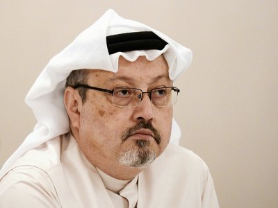 Le journaliste Jamal Khashoggi, à Manama, à Bahreïn, le 15 décembre 2014 - MOHAMMED AL-SHAIKH [AFP/Archives]
