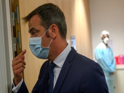 Olivier Véran le 27 août à Marseille - Christophe SIMON [AFP/Archives]