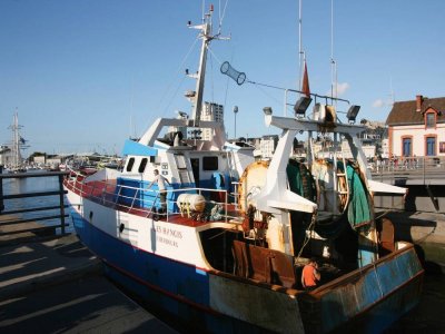 Le Commissaire européen pour l'environnement, les affaires maritimes et la pêche, Virginijus Sinkevičius, a réaffirmé la position de l'Union européenne : "Pas d'accord avec les Britanniques s'il n'y a pas d'accord sur la pêche" lors de sa visite de C - Photo Caron