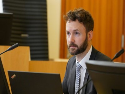 L'avocat d'un des tireurs présumés de l'attentat de la rue des Rosiers, Kenneth Meland, le 10 septembre 2020, avant sa rencontre avec le suspect à Oslo - Ole Berg-Rusten [NTB Scanpix/AFP]