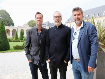 Roberto Ciurleo, Serge Denoncourt et Stéphane Gateau étaient à Caen mercredi 9 septembre, à l'occasion de plusieurs rencontres et échanges autour de leur projet.
