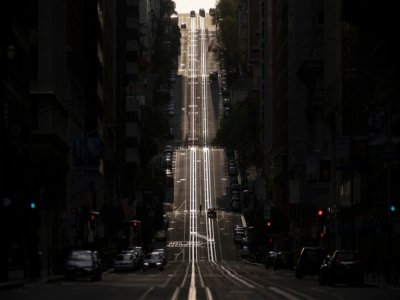 Une rue vide de San Francisco, en californie, le 19 mars 2020 - Josh Edelson [AFP/Archives]