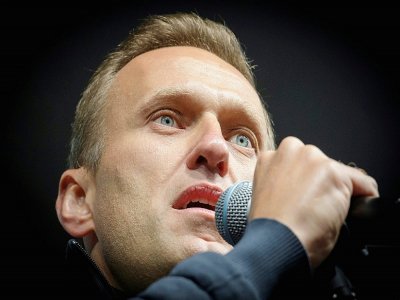 L'opposant russe Alexeï Navalny le 29 septembre 2019 à Moscou - Yuri KADOBNOV [AFP/Archives]