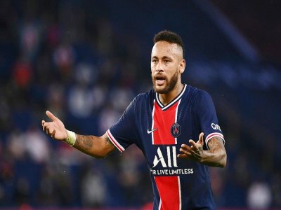 L'attaquant brésilien du Paris-SG, Neymar, lors du match de Ligue 1 face à Marseille, au Parc de Princes, le 13 septembre 2020 - FRANCK FIFE [AFP]