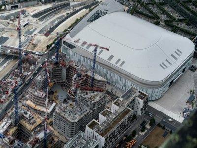 Vue aérienne de la Défense Arena de Nanterre, près de Paris, le 11 juillet 2019 - Kenzo TRIBOUILLARD [AFP/Archives]