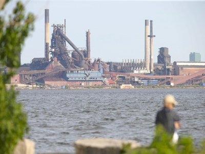 Le site industriel dans le port de Hamilton en Ontario, le 31 mai 2018 - Geoff Robins [AFP/Archives]