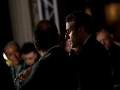 Emmanuel Macron participe à la Convention citoyenne pour le climat, le 10 janvier 2020 à Paris - Yoan VALAT [POOL/AFP/Archives]