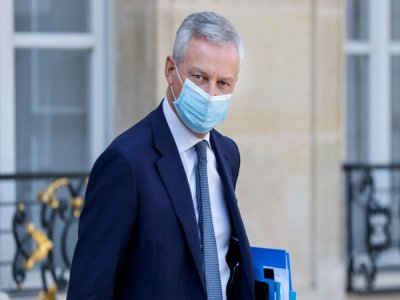 Le minstre de l'Economie Bruno Le Maire à l'Elysée, le 16 septembre 2020 - Ludovic MARIN [AFP/Archives]