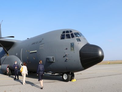 L'escadron franco-allemand sera pleinement opérationnel en 2024 avec dix appareils C-130J comme celui-ci.