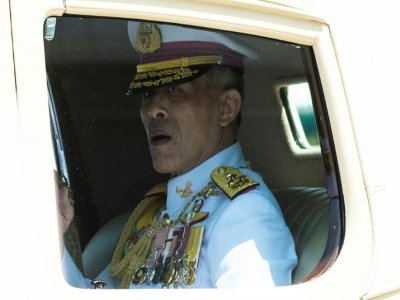 Le roi de Thaïlande Maha Vajiralongkorn à Bangkok, le 4 mai 2019 - Jewel SAMAD [AFP/Archives]