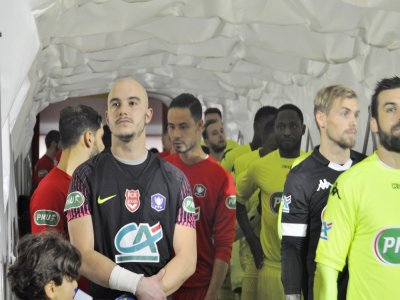 Jonathan Monteiro et ses coéquipiers du FC Rouen défieront Chartres, samedi 26 septembre. - Chloé Saunier
