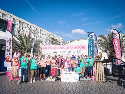 Malgré une version connectée de l'Amazone 2020 au Havre, 11 000 euros ont été collectés pour la lutte contre le cancer du sein dimanche 20 septembre. - Arnaud Tinel