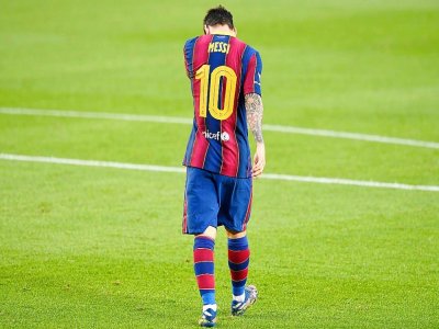 L'Argentin Lionel Messi lors du 55e Trophée Joan Gamper entre son club de Barcelone et Elche le 19 septembre 2020 au Camp Nou - Josep LAGO [AFP/Archives]
