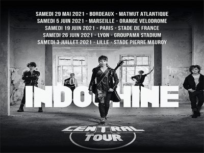 La tournée du groupe mythique Indochine aura lieu dans cinq grands stades français. - Indochine