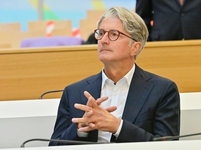 L'ancien PDG d'Audi Rupert Stadler attend le début de son procès à Munich le 30 septembre 2020 - Peter Kneffel [POOL/AFP]