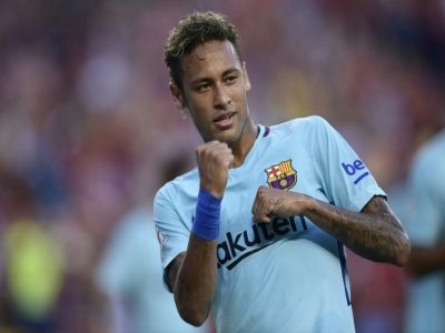 L'attaquant brésilien Neymar, alors au FC Barcelone, lors d'un match de l'International Champions Cup, à Landover dans le Maryland, le 26 juillet 2017 - Brendan Smialowski [AFP/Archives]