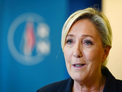 La présidente du Rassemblement National Marine Le Pen, le 28 juin 2020 à Nanterre - CHRISTOPHE ARCHAMBAULT [AFP/Archives]