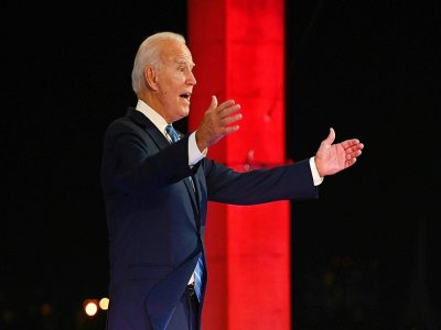 Joe Biden à Miami le 5 octobre 2020 - ROBERTO SCHMIDT [AFP]