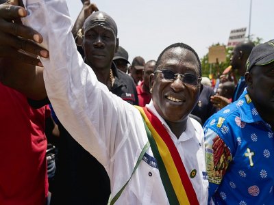 Soumaïla Cissé le 15 septembre 2018 à Bamako - MICHELE CATTANI [AFP]