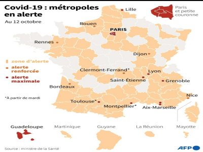 Covid-19 : les métropoles en alerte - Robin BJALON [AFP]
