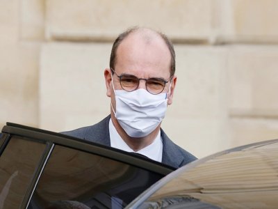 Jean Castex quitte l'Elysée le 7 octobre 2020 - Ludovic MARIN [AFP/Archives]