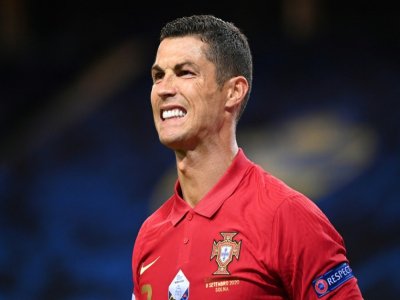 Cristiano Ronaldo lors de la victoire du Portugal en Suède 2-0 en Ligue des nations le 8 septembre 2020 à Solna - Jonathan NACKSTRAND [AFP/Archives]