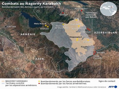 Combats au Nagorny Karabakh - Robin BJALON [AFP]