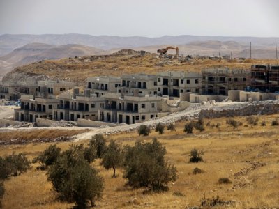 La colonie israélienne de Nokdim, en Cisjordanie occupée, le 13 octobre 2020 - MENAHEM KAHANA [AFP]