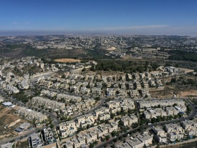 La colonie israélienne d'Har Gilo, en Cisjordanie occupée, le 13 octobre 2020 - MENAHEM KAHANA [AFP]