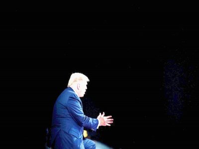 Le président américain Donald Trump participe à un town hall sur NBC à Miami le 15 octobre 2020 - Brendan Smialowski [AFP]