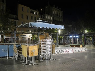 Terrasses fermées et restaurants à Marseille le 27 septembre 2020 - NICOLAS TUCAT [AFP/Archives]