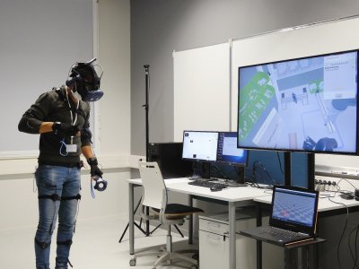 La réalité virtuelle est au cœur de certains travaux des apprenants. - Guillaume Lemoine