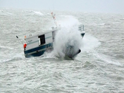 Des vents forts et une mer agitée à forte sont attendus au cours du week-end des 24 et 25 octobre sur la façade maritime de la Manche. - DR
