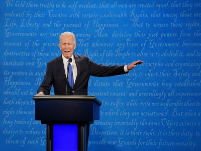 Joe Biden à Nashville le 22 octobre 2020 - Brendan Smialowski [AFP]