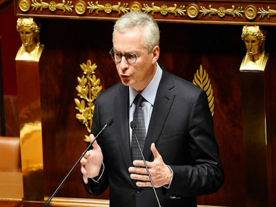 Le ministre de l'Economie Bruno Le Maire lors d'une session à l'Assemblée nationale, le 12 octobre 2020 - Bertrand GUAY [AFP]