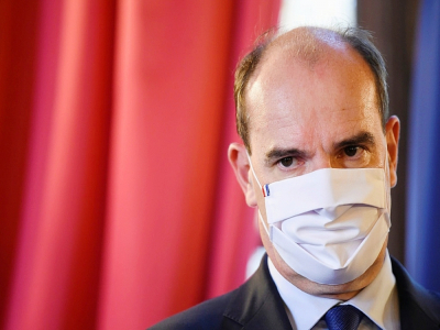 Le Premier ministre Jean Castex le 24 octobre 2020 à Marseille - NICOLAS TUCAT [POOL/AFP]