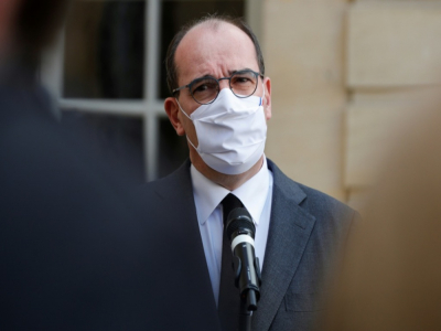 Le Premier ministre Jean Castex, le 26 octobre 2020 à Matignon, à Paris - GEOFFROY VAN DER HASSELT [AFP]