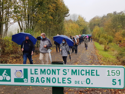 La nouvelle voie verte, inaugurée mardi 27 octobre à Damigny, est le fruit d'une "volonté commune" entre les départements de l'Orne et de la Mayenne.