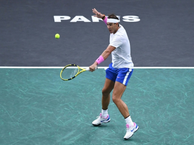 Rafael Nadal lors de l'édition 2019 du Masters 1000 de Paris, le 1er novembre - Christophe ARCHAMBAULT [AFP/Archives]