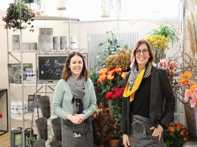 Marie Charrier et Marion Giroud, fleuristes à Alençon, vont devoir fermer leur boutique Violette et Pimprenelle pour au moins un mois, à partir du dimanche 1er novembre.