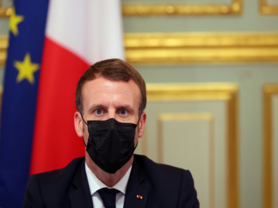Le président Emmanuel Macron à l'Elysée, le 29 octobre 2020 à Paris - Thibault Camus [POOL/AFP]